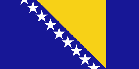 Flag of bosnia and herzegovina