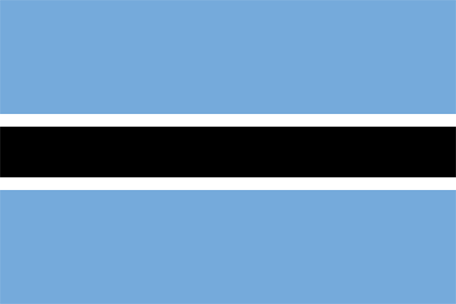 Flag of botswana