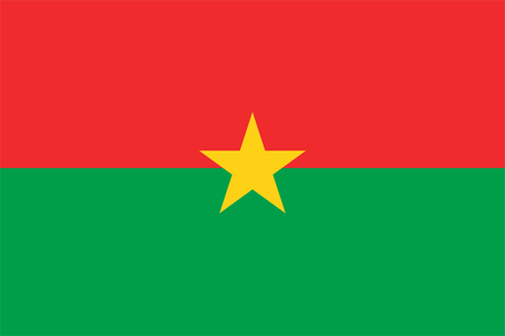 Flag of burkina faso