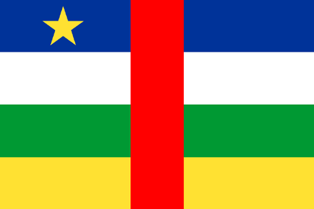 Flag of central african republic