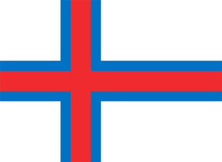 Flag of faroe islands