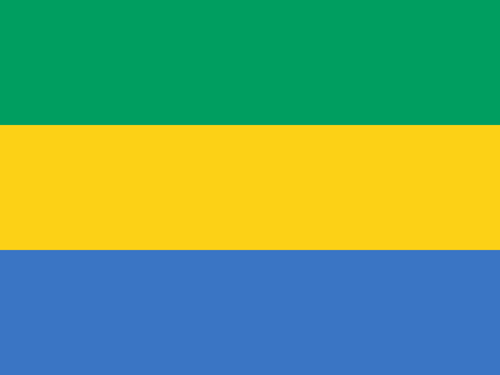 Flag of gabon