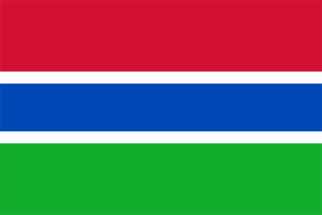 Flag of gambia