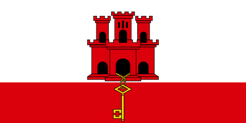 Flag of gibraltar