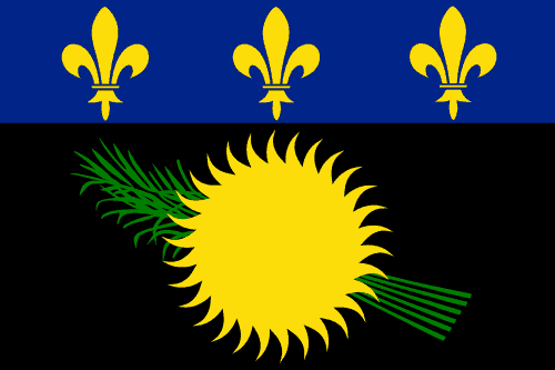 Flag of guadeloupe