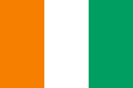 Flag of ivory coast