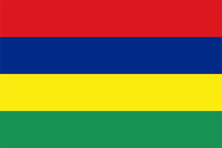 Flag of mauritius