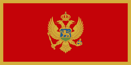 Flag of montenegro