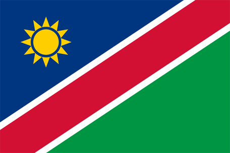 Flag of namibia