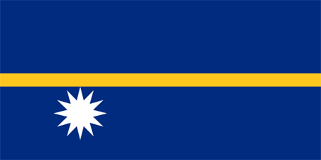 Flag of nauru