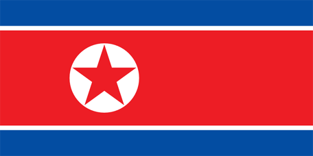 Flag of north korea