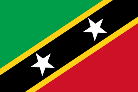 Flag of saint kitts and nevis