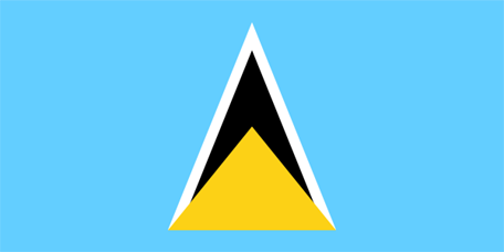 Flag of saint lucia