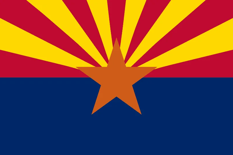 U.S state flag of Arizona