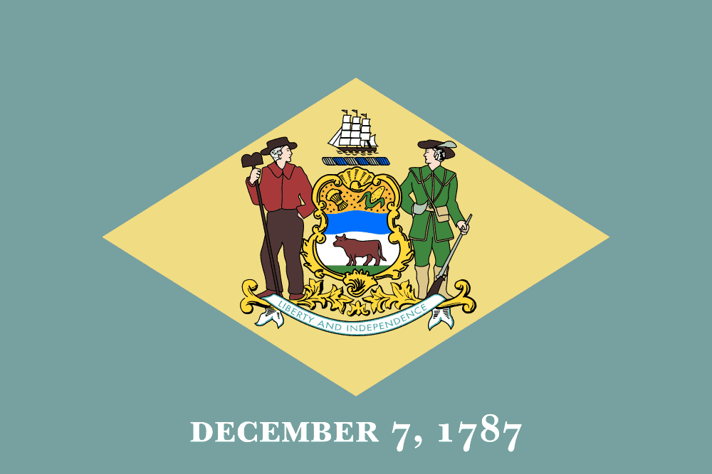 Flag of delaware