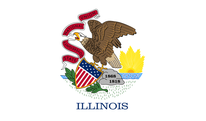 Flag of illinois