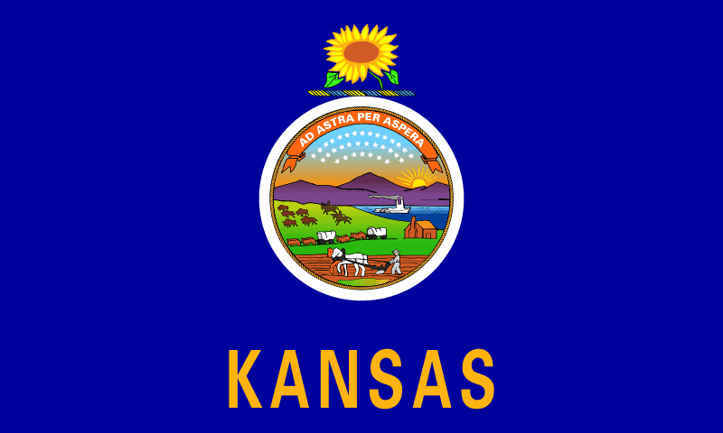 Flag of kansas