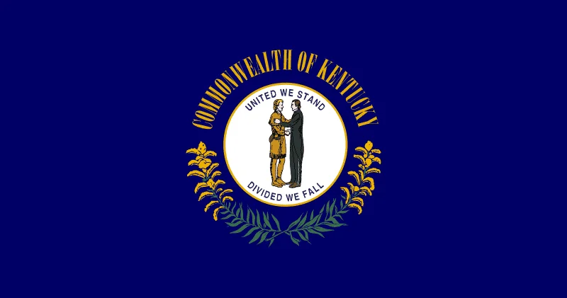 U.S state flag of Kentucky