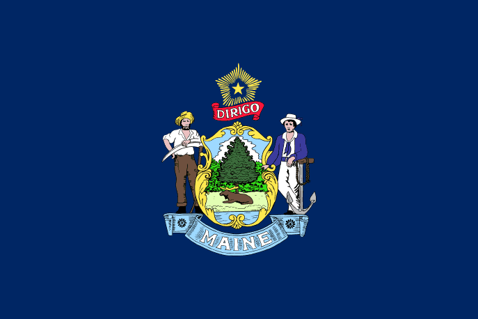 Flag of maine