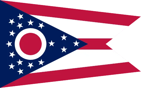 U.S state flag of Ohio