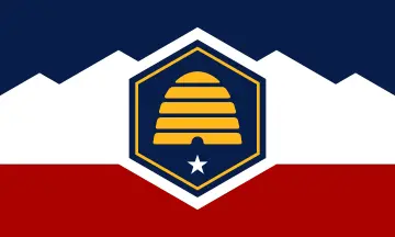 U.S state flag of Utah