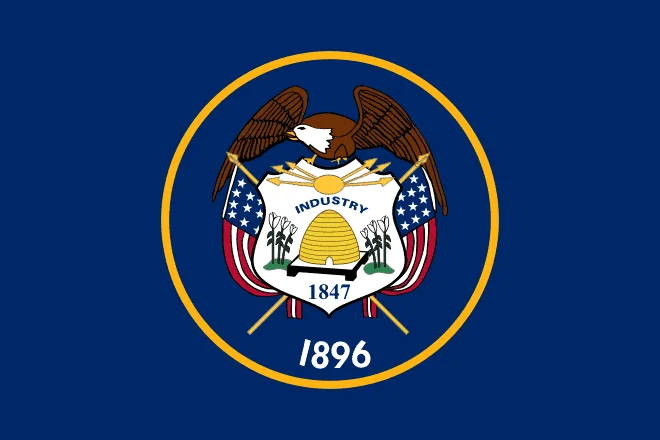 Old flag of Utah