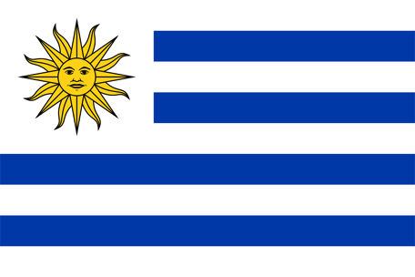 Flag of uruguay