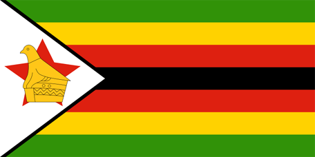 Flag of zimbabwe