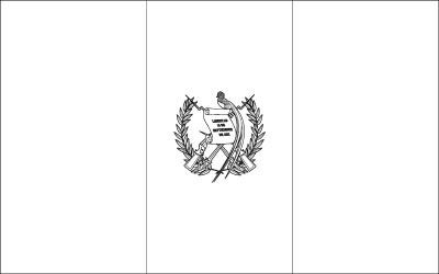 Coloring page for Guatemala