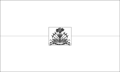 Printable coloring page for the flag of Haiti