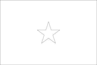 Printable coloring page for the flag of Somalia