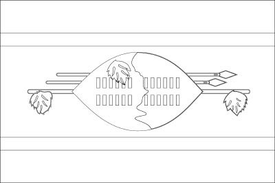 Coloring page for Eswatini