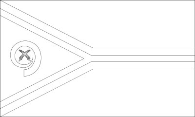 Printable coloring page for the flag of Vanuatu